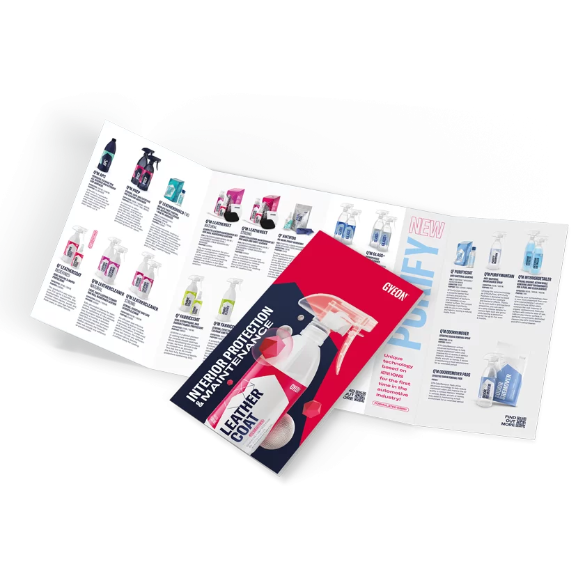 GYEON Interior Protection & Maintenance leaflet