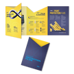 GYEON PPF-Mappe, blau-gelb bedruckt, mit „Paint Protection Films“-Aufdruck
