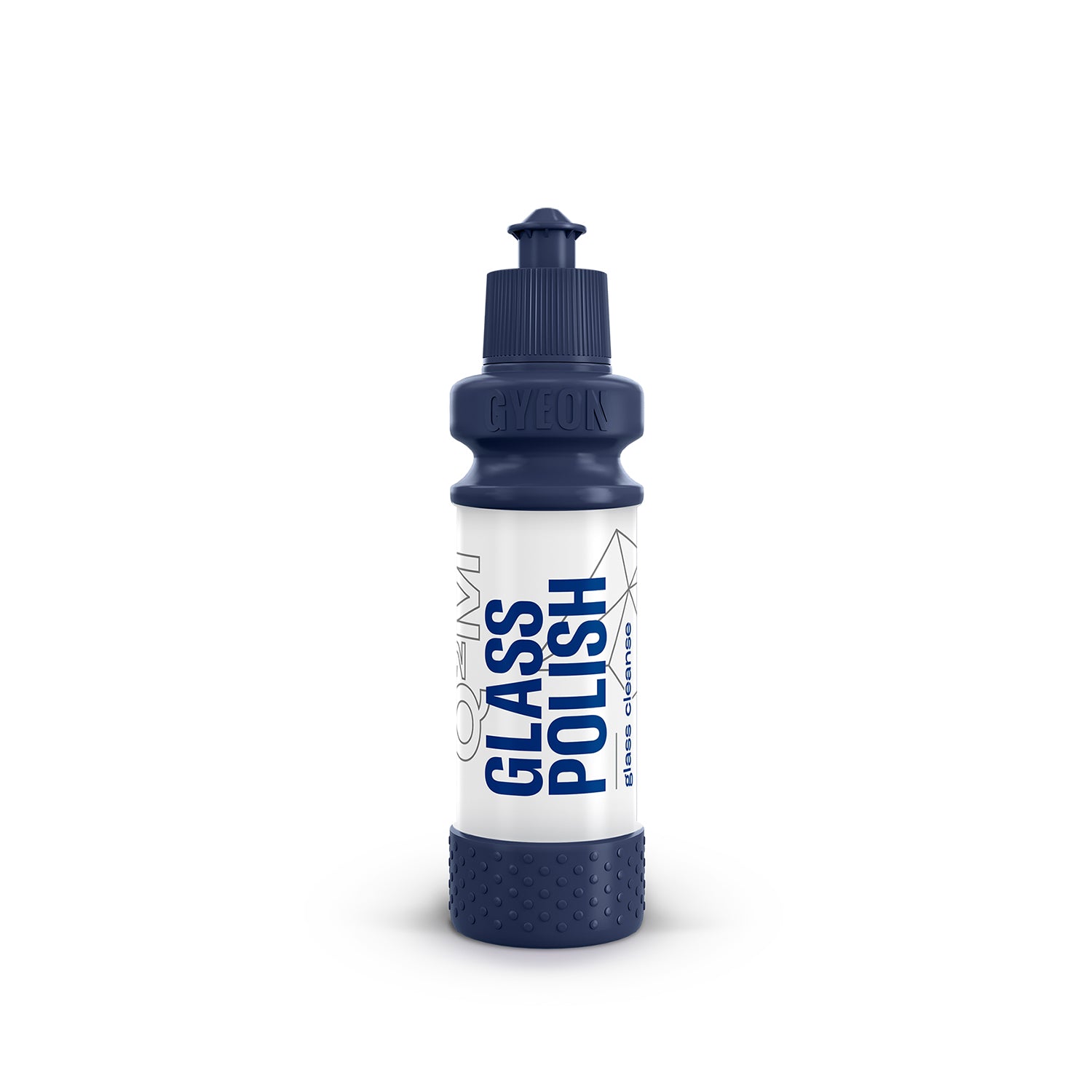 Glaspoliturflasche GYEON Q² mit blauer Verschlusskappe und Frontetikett