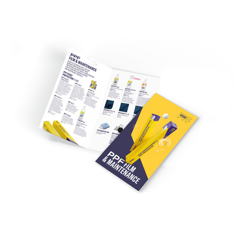 GYEON PPF Film & Maintenance leaflet